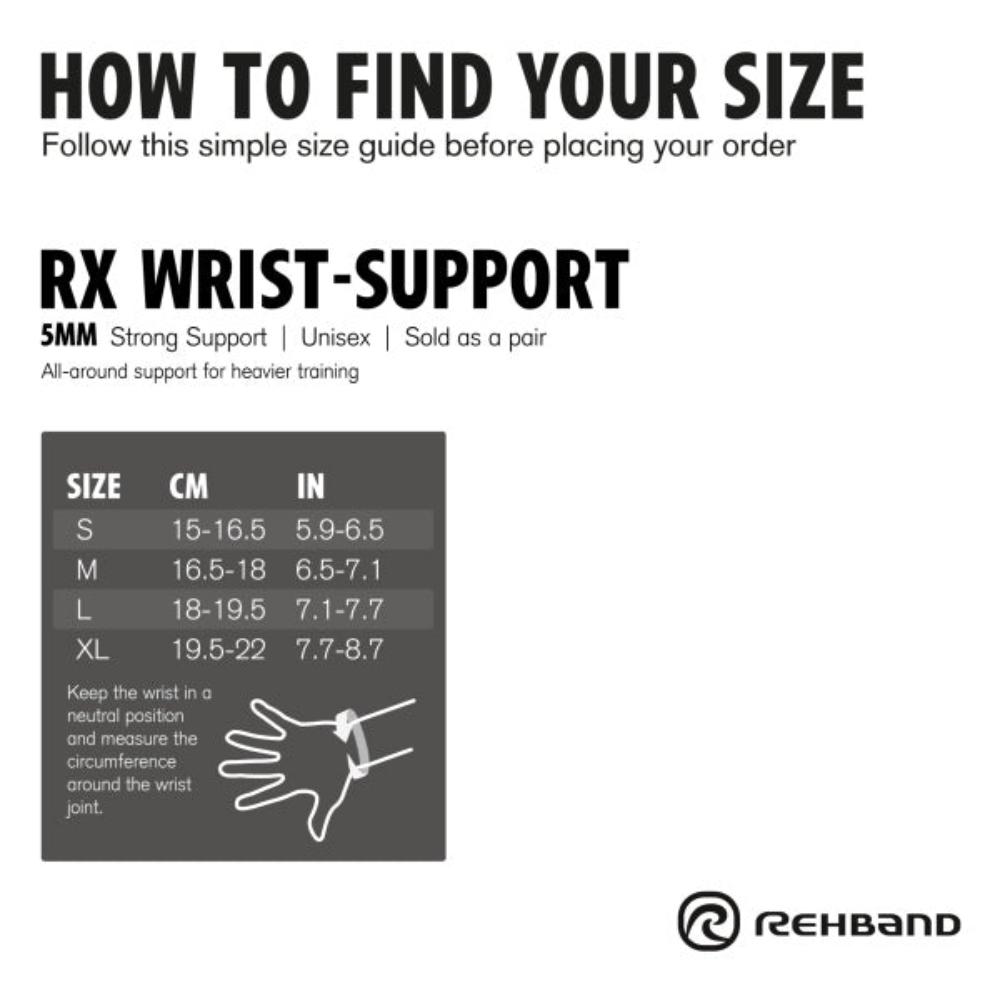 RX Wrist Sleeve 5mm Pair